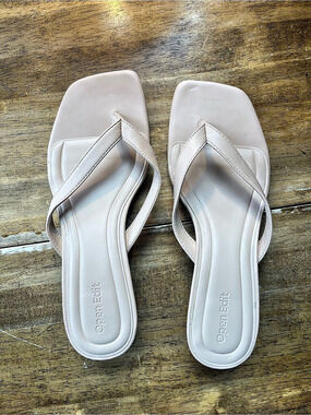 Open Edit Tori Kitten Heel Sandal Neutral